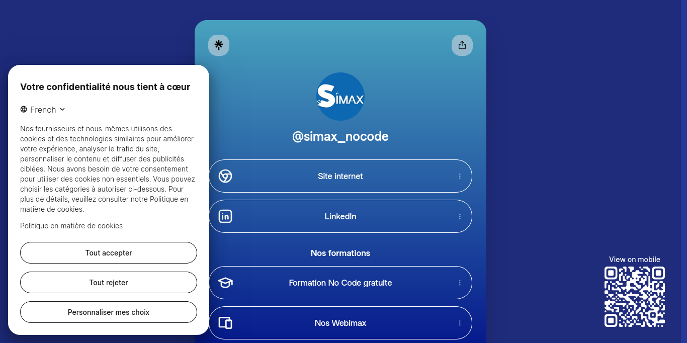 https://linktr.ee/simax_nocode