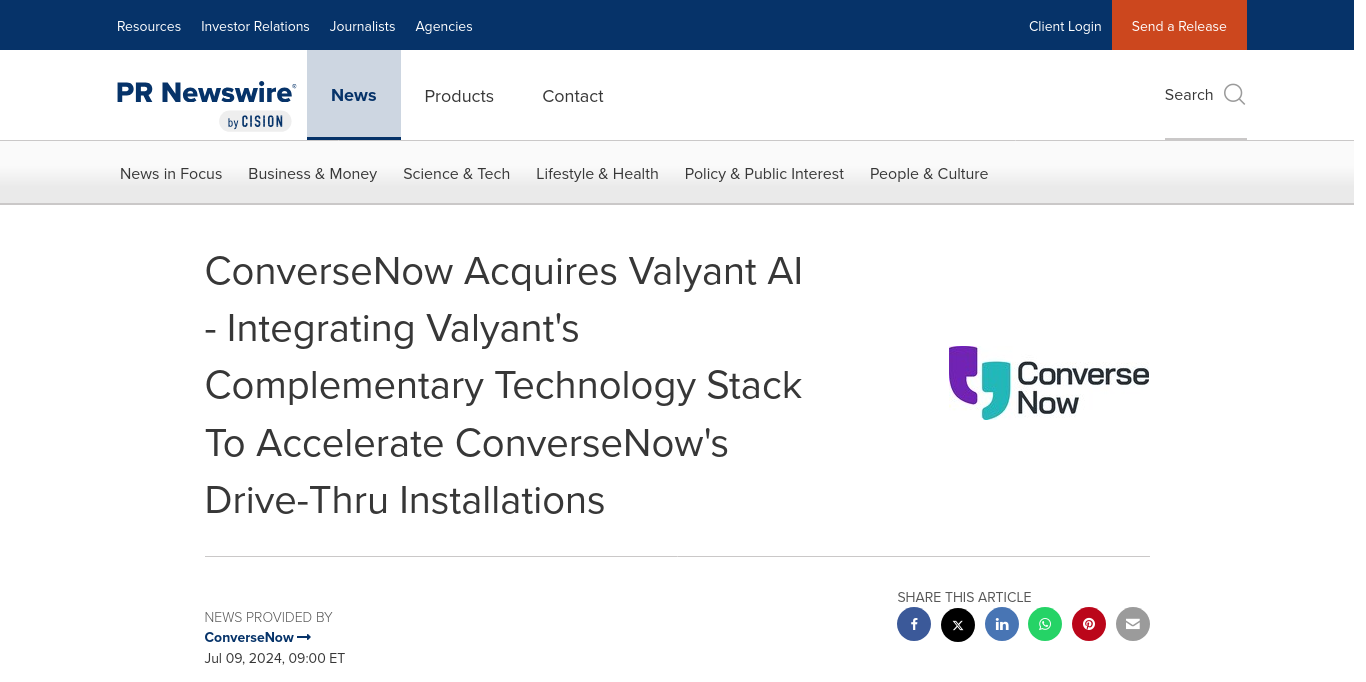 https://www.prnewswire.com/news-releases/conversenow-acquires-valyant-ai---integrating-valyants-complementary-technology-stack-to-accelerate-conversenows-drive-thru-installations-302190895.html